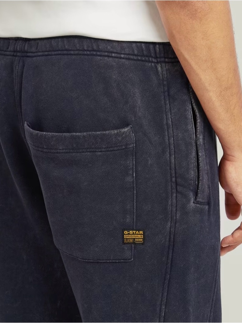New G-Star Men’s Dark Washed 3D Sweatpants dark Navy Athletic Sz S
